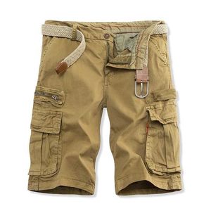 Herenbroek nieuwe heren casual vracht shorts man overalls strand sport buiten high strt mode mannelijke korte broek y240422