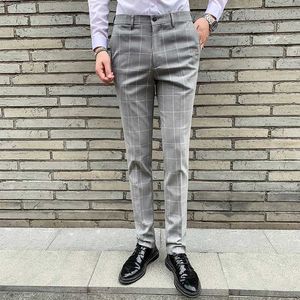 Pantalon masculin New Mens Fashion Classic Classic Boutique Business Office Office Casual Pantal