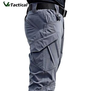 Pantalon masculin nouveau pantalon tactique pour hommes multi-élastiques de poche ville de banlieue pantalon tactique pour hommes ultra mince pantalon cargo 5xll2404