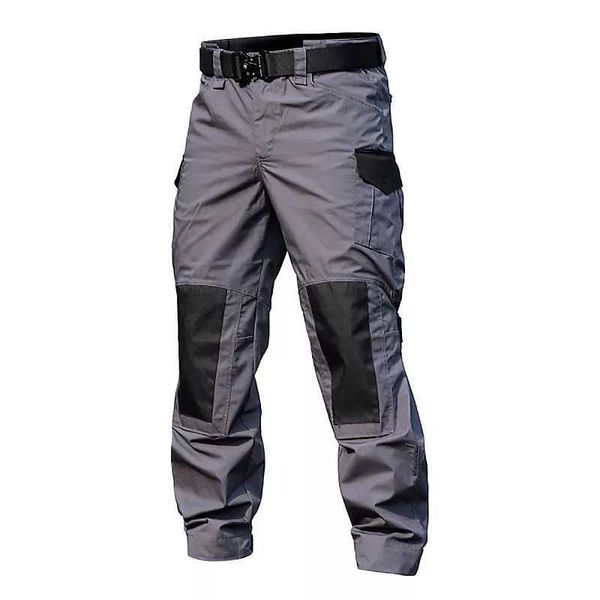 Pantalones de hombre NUEVO Militar Táctico Cargo Pantalones de combate verde Bolsillos múltiples Uniforme gris Paintball Airsoft Ropa de trabajo de otoño G220929