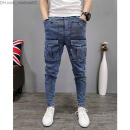 Herenbroeken Nieuw product broek voor heren street hiphop persoonlijkheidstrend overtreft casual broek voor herenzakbroek geschikt voor broek y2k Z230801