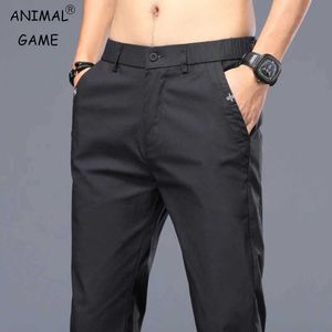 Pantalones para hombres nuevos pantalones casuales de verano hombres 3 colores estilo clásico de moda