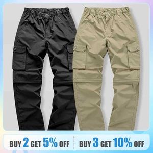 Pantalones para hombres nuevas tendencia de bienes casuales pantalones de moda para hombres de múltiples bolsillos de bolsillo