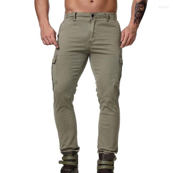 Pantalones de Hombre, bonitos Joggers tácticos para Hombre, Pantalones Cargo de talla grande, Pantalones multibolsillos de estilo militar, Pantalones para Hombre, ropa de calle Drak22