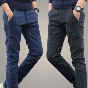 Pantalones de hombre Nice Spring Classic Men High Quality Casual Mens Business Slim Straight Size 39 Drak22