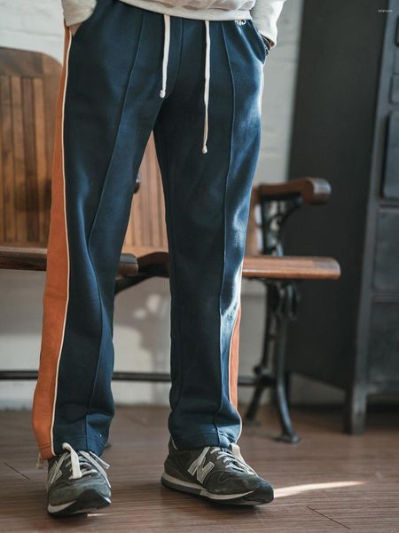 Pantalons pour hommes Non Stock Old School Color Block Sweatpant Hommes Coton Jogging Pantalon Sportswear