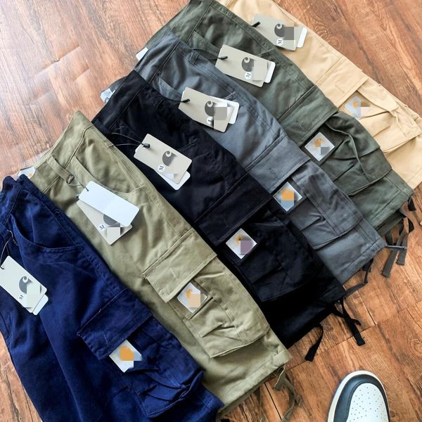 Pantalons masculins North Cool Fashion American High Street Marque Pure Coton Coton Five Point Check Multi Pocket Salles de cargais