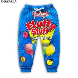 Men's Pants Novelty Funny Candy Food Snack 3D Print Trousers Children Kids Sweatpants Drawstring Long Joggers Spring Autumn Sports Pants-3