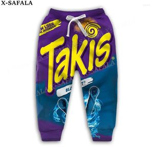 Pantalon masculin nouveauté Chips drôles takis aliments 3d pantalon imprimé enfants pantalon de survêtement