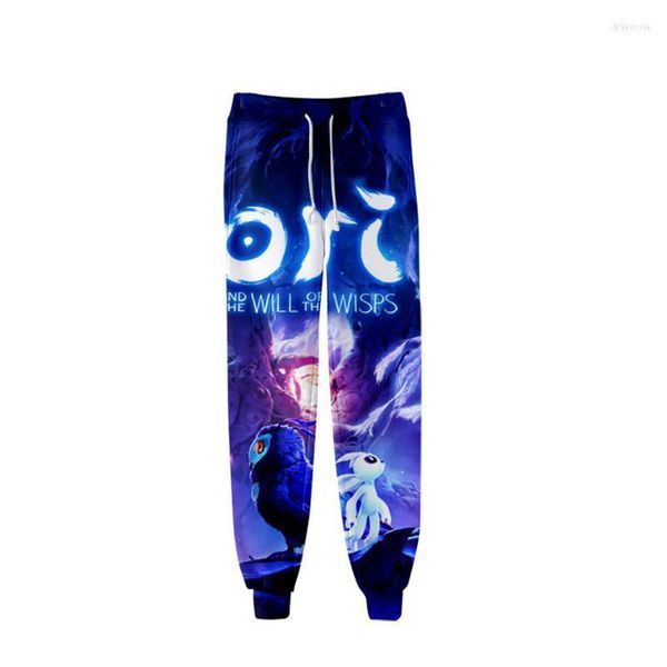 Pantalones de hombre Ori y The Will Of Wisps 3D impreso Track Harajuku Boys Student Anime Cosplay pantalones de chándal hombres mujeres pantalones Drak22 de hombre