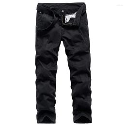 Herenbroek originele casual stijl cargo heren hoge kwaliteit workout katoenen broek kleurrijke jeans legergroen lang 20