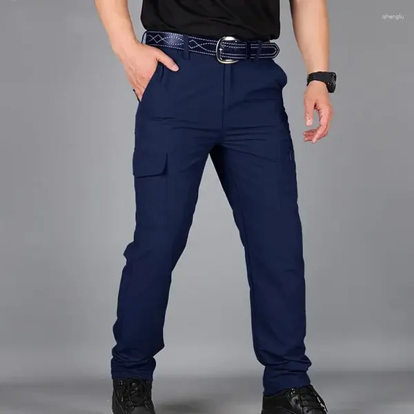 Pantalones para hombre, pantalones deportivos informales para exteriores, pantalones para senderismo, monos impermeables de talla grande, pantalones sueltos ligeros de secado rápido