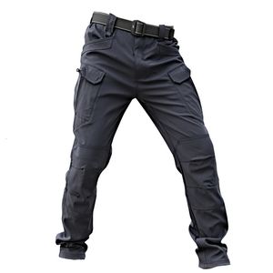 Pantalons pour hommes en plein air tactique randonnée camping cargo décontracté multipoche imperméable SWAT combat élastique pantalon militaire armée travail 230821