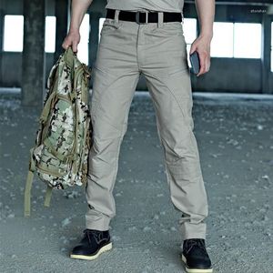 Pantalons pour hommes salopette printemps et automne ventilateurs de l'armée pantalons tactiques Charge résistant à l'usure poche multifonctionnelle