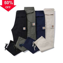 Pantalones para hombres de gran tamaño para hombre Carhart diseñador casual monos sueltos pantalones multifuncionales pantalones de bolsillo 9905ess