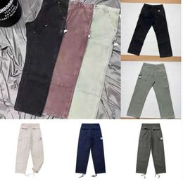 Calças masculinas Oversized Mens Carhart Designer Casual Macacão Solto Multi Funcional Calças Bolso Sweatpants YU3325