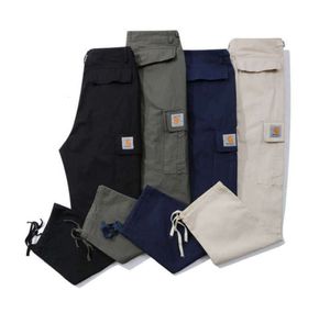 Pantalons pour hommes surdimensionnés hommes Carhart Designer Casual Salopette ample Pantalon multifonctionnel Pantalon de survêtement de poche Design respirant 9096ESS