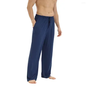 Pantalons pour hommes Pyjamas Cordon Taille élastique Ventilation portable avec poche