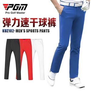 Pantalon masculin pgm pantalon des hommes vêtements d'été haute élasticité sportive décontractée pantalon sec rapide kuz102 en gros y240506