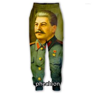 Pantalon homme Phechion hommes/femmes Joseph Staline imprimé 3D décontracté mode Streetwear hommes ample sport pantalons longs F98