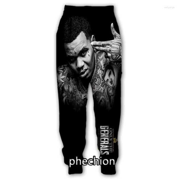 Pantalons pour hommes Phechion Hommes / Femmes Kevin Gates 3D Imprimé Casual Mode Streetwear Hommes Lâche Sport Long Pantalon F275