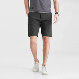 Pantalon pour hommes ramassant des fuites tendance estivale des sports de coton pur et des shorts de loisirs