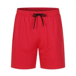 Pantalons pour hommes Couleur unie Smooth Board Sports Fitness Été Mince Lâche Séchage rapide Entraînement Mens Beach