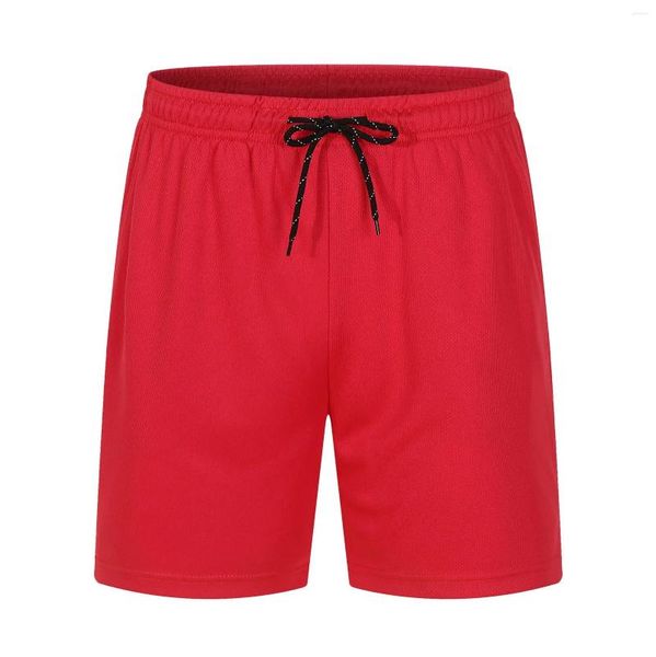 Pantalones para hombres Color liso Tablero liso Deportes Fitness Verano Fino Suelto Secado rápido Correr Entrenamiento Playa para hombre