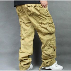 Pantalons pour hommes grande taille 5XL 6XL 7XL Cargo salopette Hip Hop coton pantalon Hiphop hommes Baggy décontracté