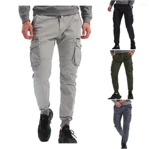 Pantalons pour hommes Plus Taille Cargo Hommes Jogging Casual Coton Pleine Longueur Militaire Streetwear Hommes Travail Tactique Survêtement Pantalon