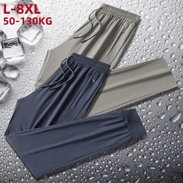 Pantalones para hombres pantalones de chándal de talla grande transpirable nylon spandex