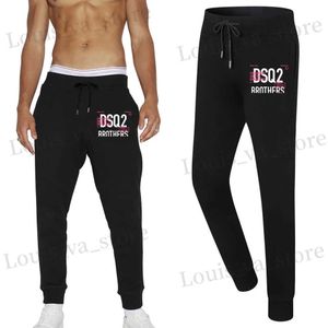 Herenbroeken bedrukt herfst- en winterflce heren broek Fashion String Casual mannelijke broek joggingbroeken joggen sportbroek T240419