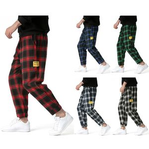 Herenbroek bedrukte mode heren elastische taille sport casual harem hiphop roostere joggingbroek capris