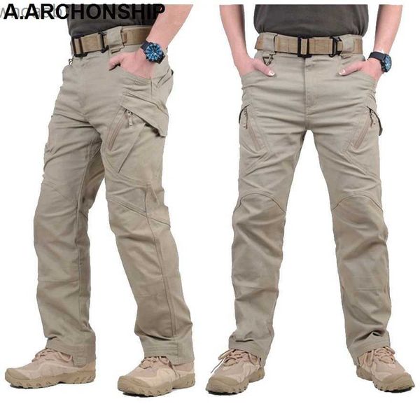 Pantalones para hombres Pro IX9 II Hombres Pantalones tácticos militares Pantalones de combate Pantalones militares del ejército SWAT Pantalones de carga para hombres al aire libre Pantalones casuales de algodón YQ231201