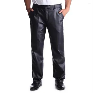 Pantalon masculin pant crayon masculin en velours épais pantalon en cuir extensible pantalon pantalones d'hiver pantalon chaud