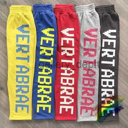 Herenbroeken Bladerdeegprint Vertabrae Letters Joggingbroek Mannen Dames 1 1 Beste kwaliteit Jogger Trekkoordbroek J231006