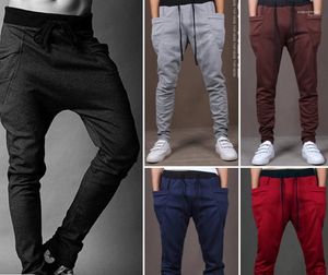 Pantalones de hombre Pyrex Cargo Hip Hop Harem Drop Crotch Men Black Bandana Joggers Versión delgada de Cultivate One Morality1