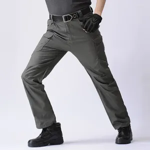 Pantalons pour hommes à séchage rapide en plein air militaire multi-poches pantalon tactique élastique imperméable grande taille 6XL pantalon cargo décontracté vêtements pour hommes