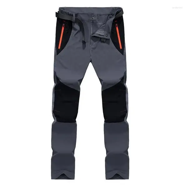 Pantalons pour hommes séchage rapide en plein air été mince respirant confortable pantalons de sport élastique grands vêtements de travail amples