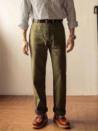 Pantalon homme rouge Tornado OG-107 coupe droite pantalon de travail de style militaire vert armée