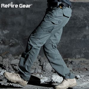 Herenbroek Verwijder uitrusting M3 Waterdichte tactische militaire broek Men Swat Special Army Combat Cargo Pants Multi Pocket Rip-stop katoenen broek 230420