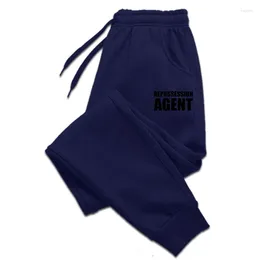 Pantalones de hombre Agente de recuperación Equipo de trabajo para recuperación de activos Pantalones de chándal Pantalones de hombre Estilo simple Fiesta de algodón