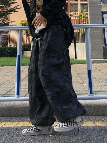 Pantalon pour hommes rétro cargo japan street pantalon large à jambes lâches 2024 fashion de hauteur d'automne printemps