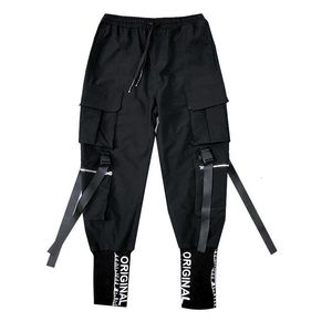 Pantalons pour hommes Retro High Streetwear Cargo Men Loose Straight Casual Sweatpants Joggers 230718