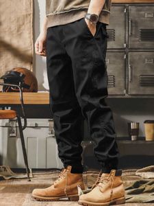 Pantalon pour hommes rétro pantalon d'articles droits de la jambe droite détendue à la mode Instagram pantl2405