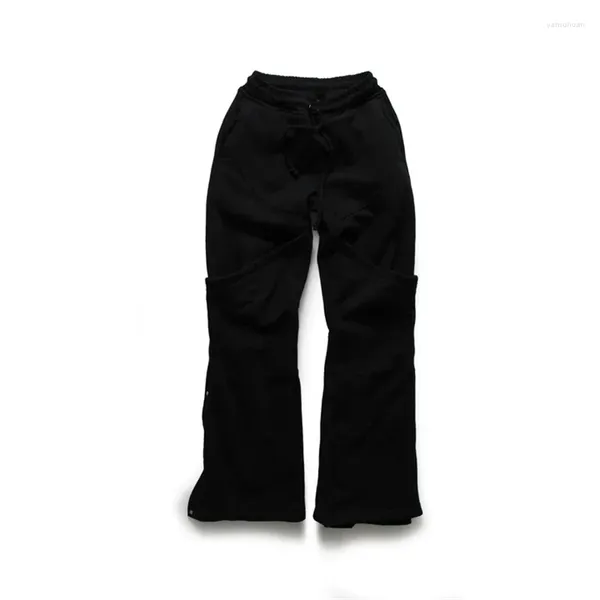 Pantalons pour hommes RRR123 Prière d'urgence Pantalons de survêtement Cargo Hommes Femmes Cordon Noir Zipper RRR-123 High Street Hippie Vêtements
