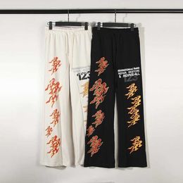 Herenbroek RRR123 Liu Yaowen's Flame Made Old vtg Amerikaans High Street Fashion Brand Micro La Sports Pants Guard Pants