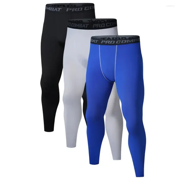 Pantalones para hombres Correr Leggings Sportswear Sports Dry Gym Fitness Tercos Entrenamiento de entrenamiento Jogging Sports pantalones de compresión Deporte