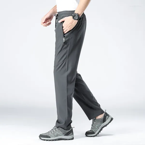 Pantalones para hombres que corren hombres deportes deportivos jogging pantalones de chándal gimnasio fitness pantalones apretados de trajes de vías delgadas de chándal delgada rápida