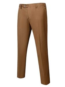 Pantalon pour hommes S-6xl Mens Fashion Boutique Couleur solide Couleur Formal Business Suit pantalon Robe de mariée Groom Men de costume décontracté Pantalon Q240525